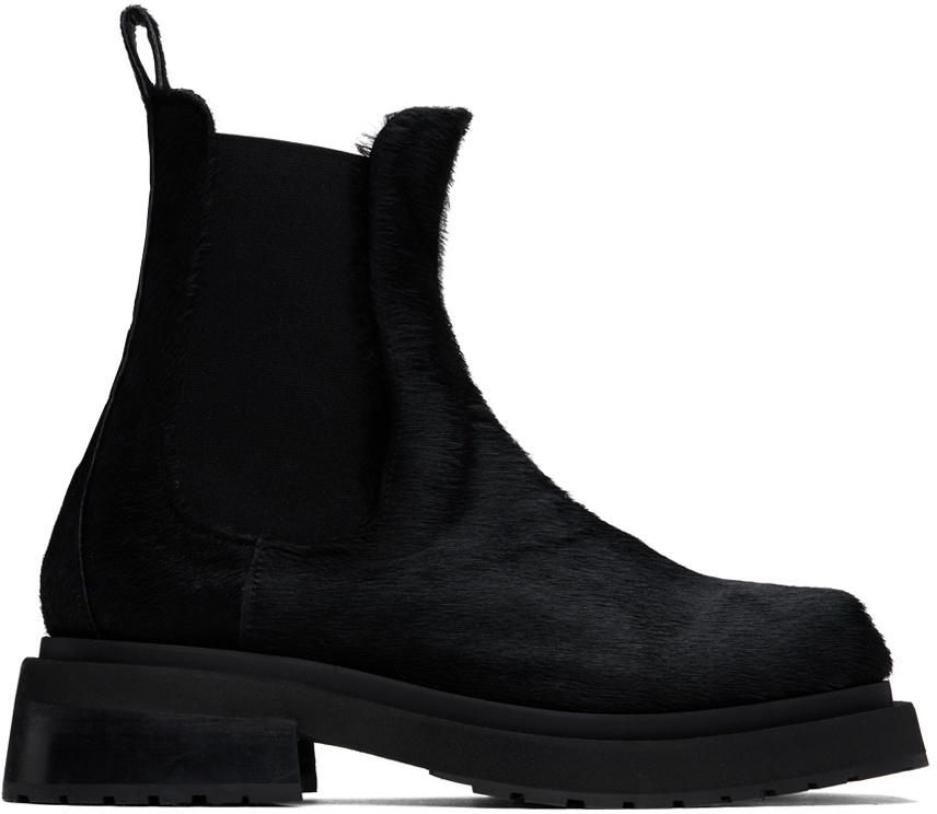 【関税込み】Eckhaus Latta ブラック Mike チェルシーブーツ Eckhaus Latta Black Mike Boots Eckhaus Latta