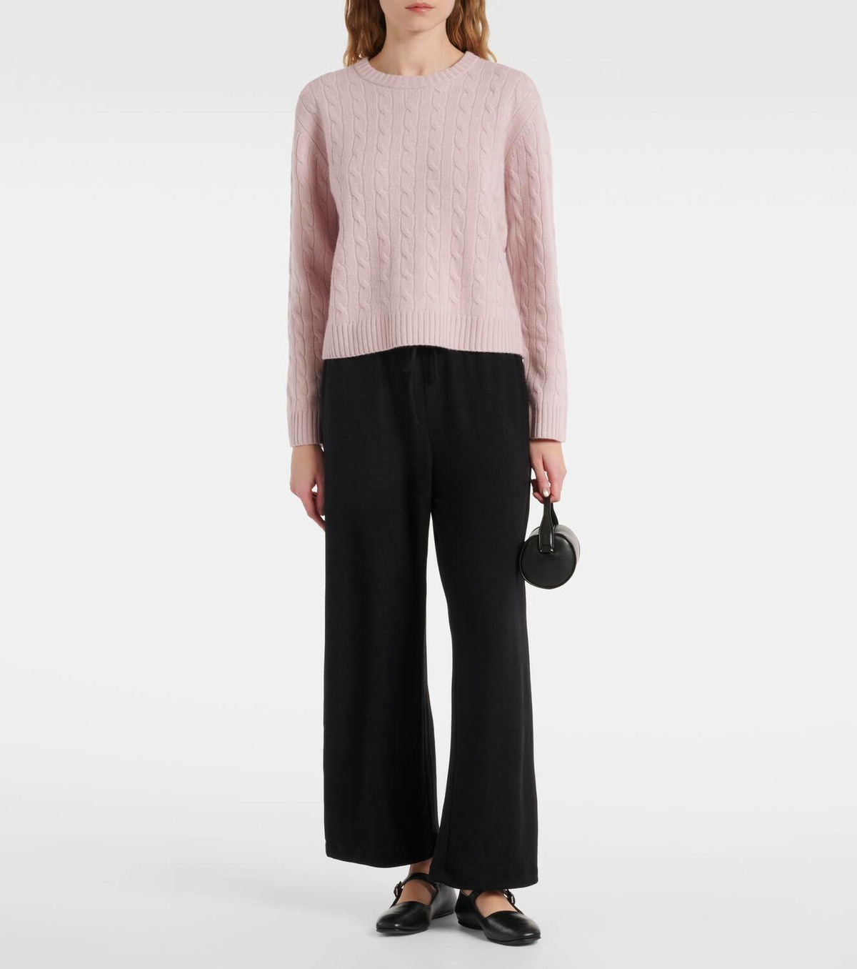 Leset Lauren jersey wide-leg sweatpants