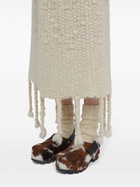 Jil Sander Cow-Print Clogs