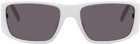 Kenzo White Matte Sport Sunglasses