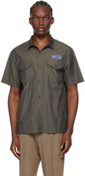 Saturdays NYC Brown Bruce Shirt