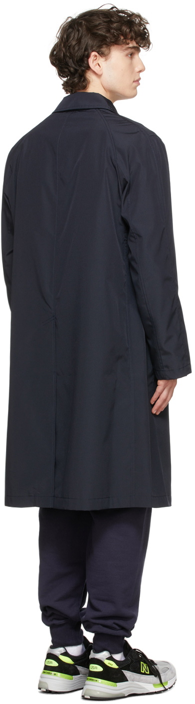 Nanamica Navy Soutien Collar Coat Nanamica