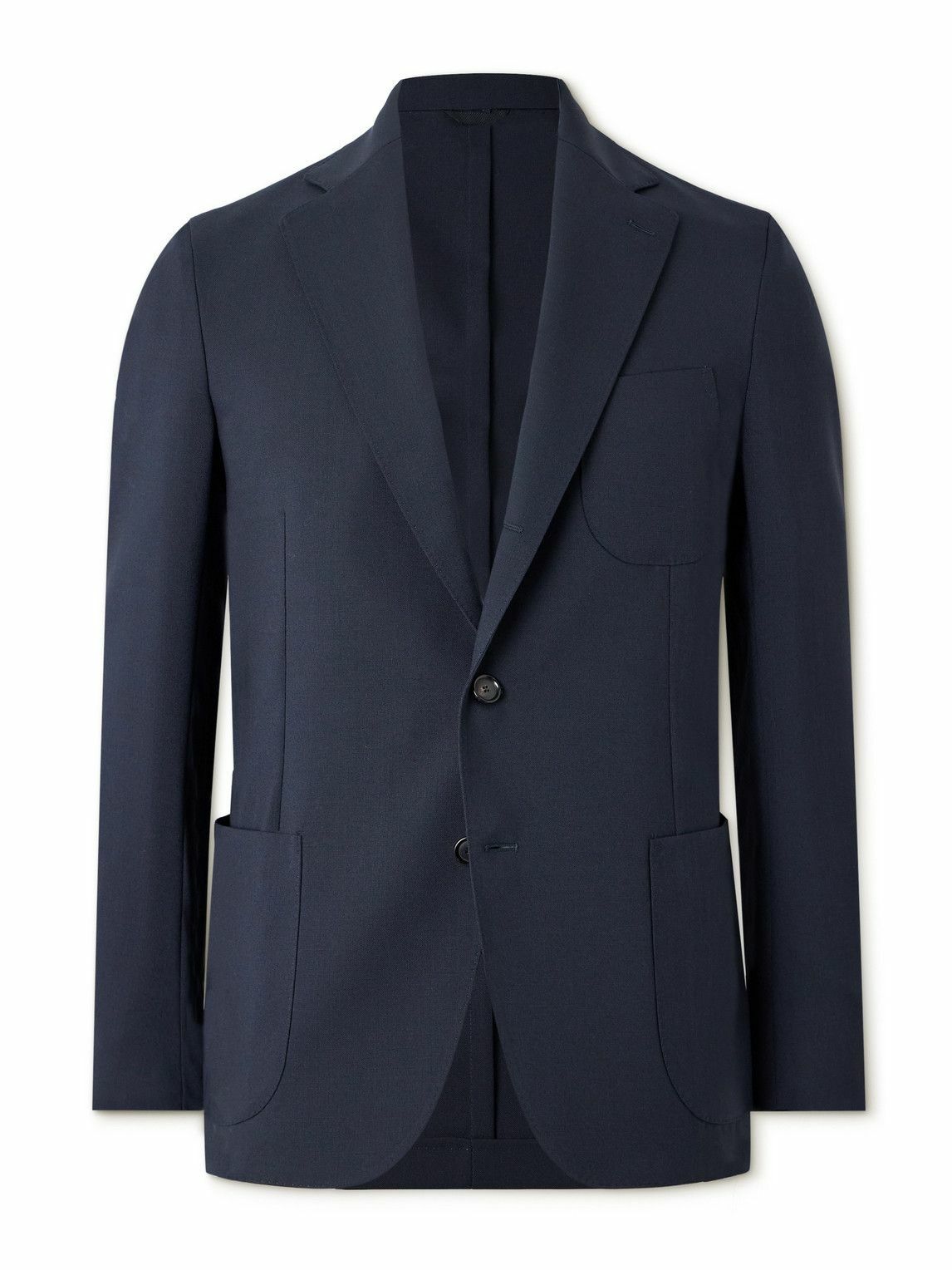 De Petrillo - Virgin Wool-Felt Jacket - Blue De Petrillo