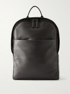 Zegna - Leather Backpack - Brown