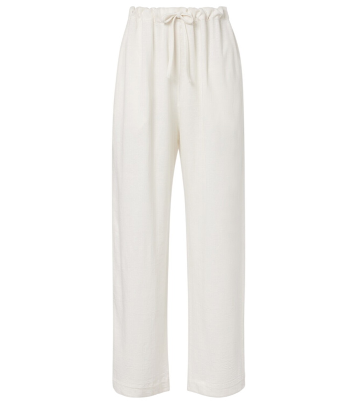 Photo: The Row Faz linen-blend wide-leg pants