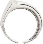 Alexander McQueen Silver Stacked Ring