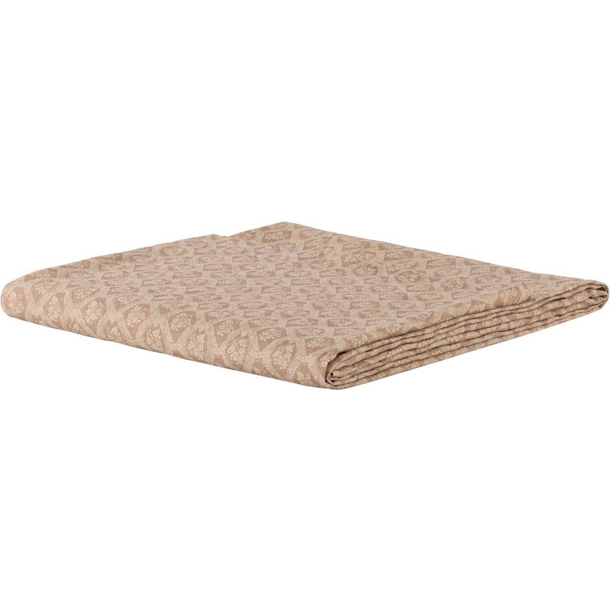 Autumn Sonata Brown & Beige Katerina Large Tablecloth