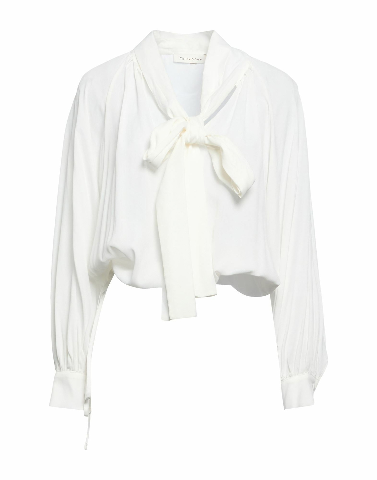 Manila Grace Womens Top in Off white