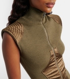 Jean Paul Gaultier Wool-blend minidress