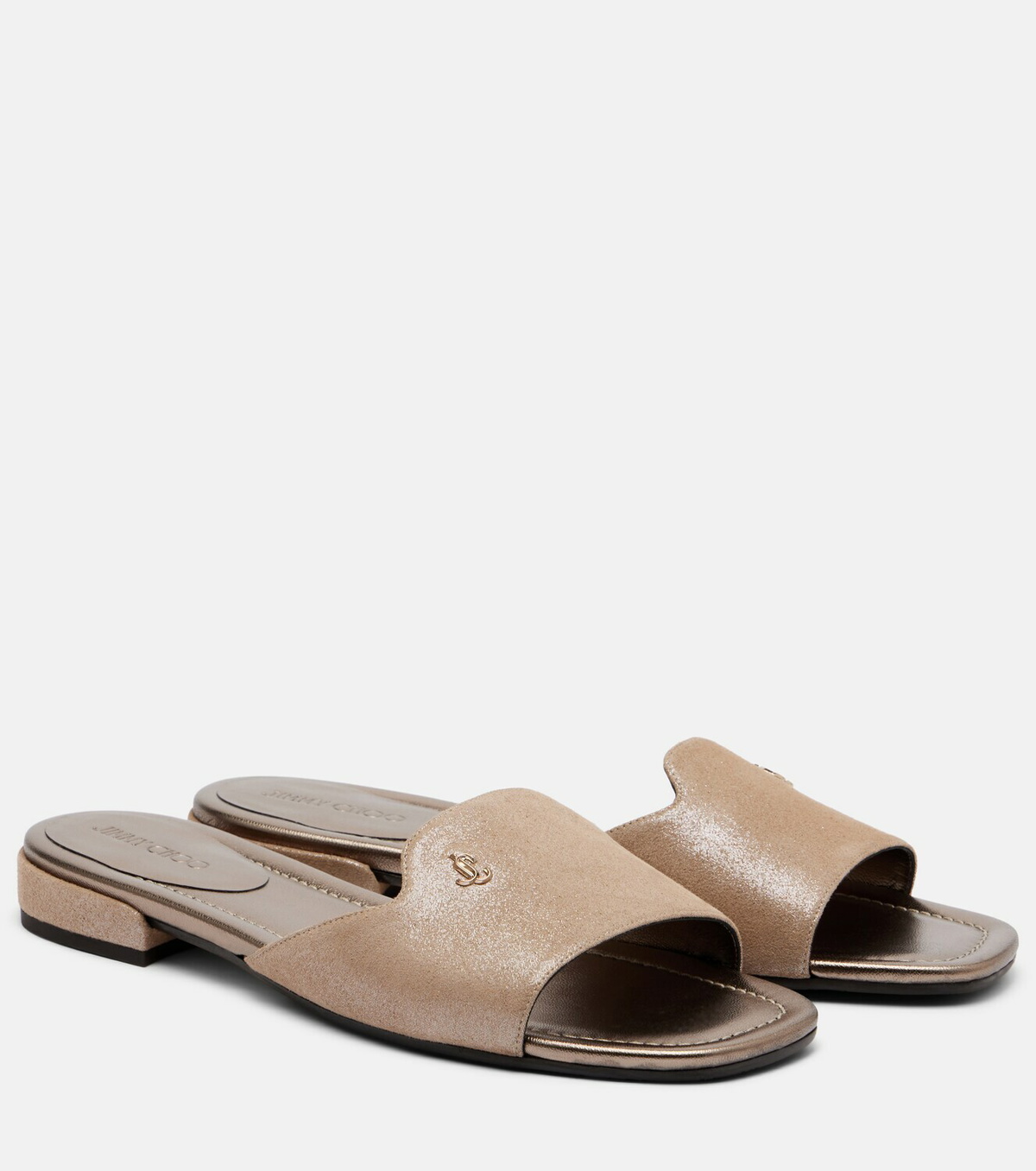 Jimmy Choo Dina leather slides