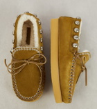 Isabel Marant Forley shearling-lined suede moccasins