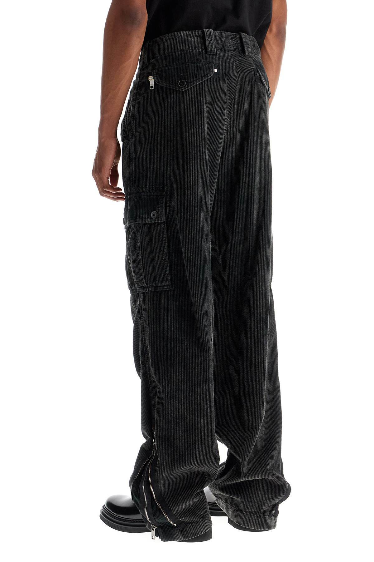 DOLCE & GABBANA corduroy cargo pants Grey Dolce & Gabbana