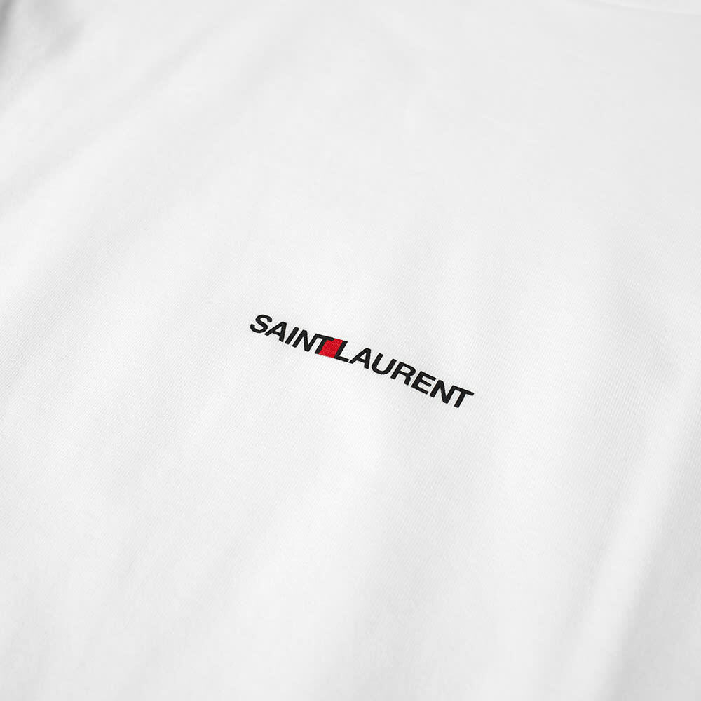 Saint laurent archive logo tee online