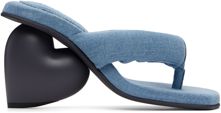 Photo: YUME YUME Blue Love Mule Sandals