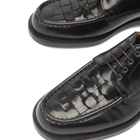 Jacquemus Men's Leather Derby Shoes in Black