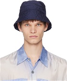 Dries Van Noten Blue Gilly Bucket Hat