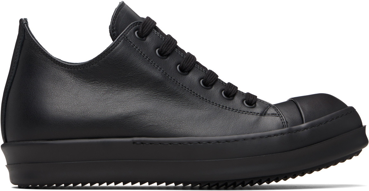 Rick Owens Black Temple Low Sneakers Rick Owens