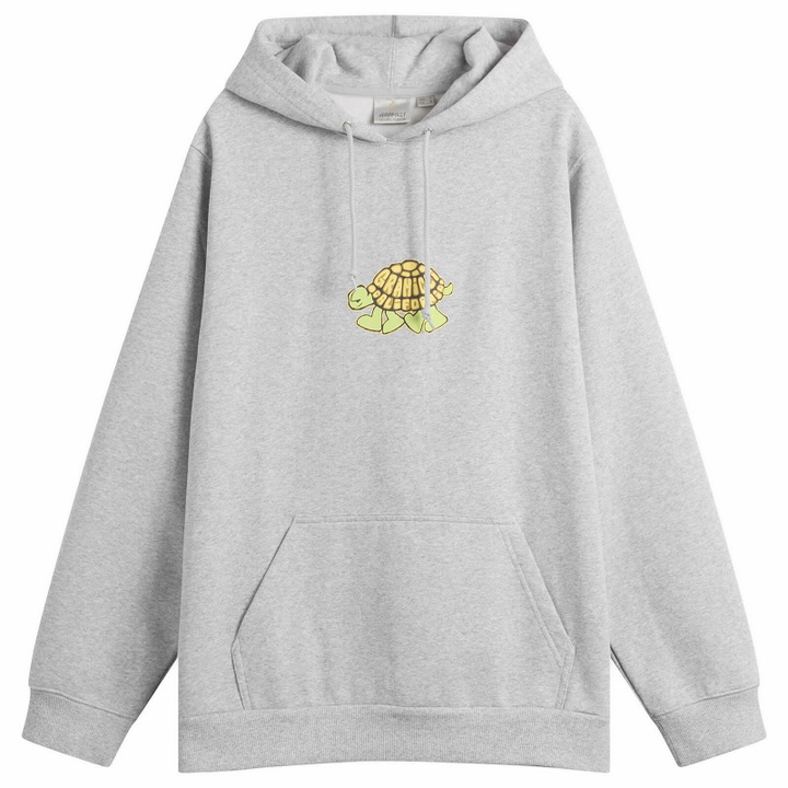 Photo: Gramicci Men's Turtle Hoodie in Heather Grey