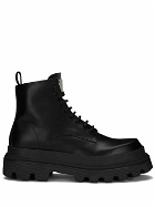 DOLCE & GABBANA - Leather Laced Up Boots