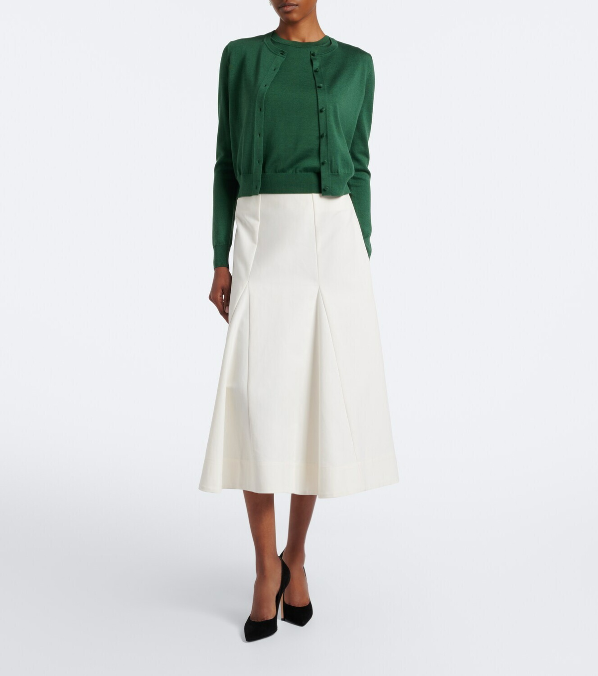 Carolina Herrera Silk and cotton cardigan