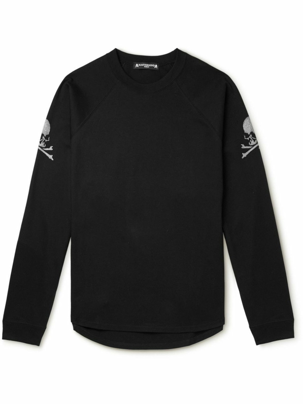 Photo: Mastermind World - Logo-Print Cotton-Jersey T-Shirt - Black
