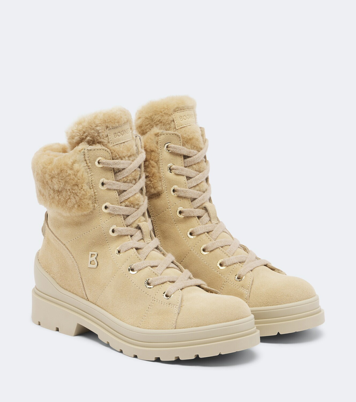 Bogner St. Moritz suede lace-up boots