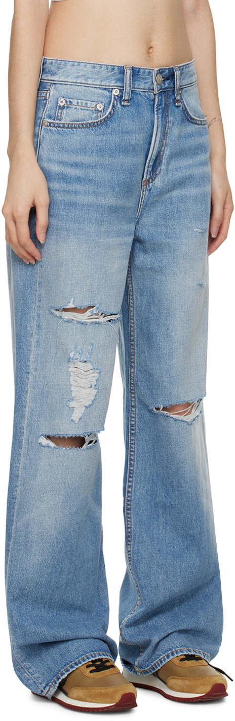 rag & bone Blue Logan Jeans Rag and Bone