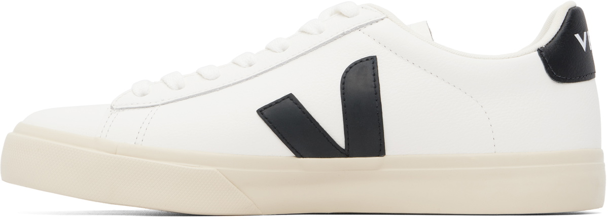 VEJA White Campo Leather Sneakers