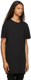 Boris Bidjan Saberi Black Garment-Dyed One-Piece T-Shirt