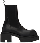 Rick Owens Black Porterville Beatle Bogun Boots