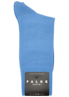 Falke Airport Wool-blend Socks Light Blue