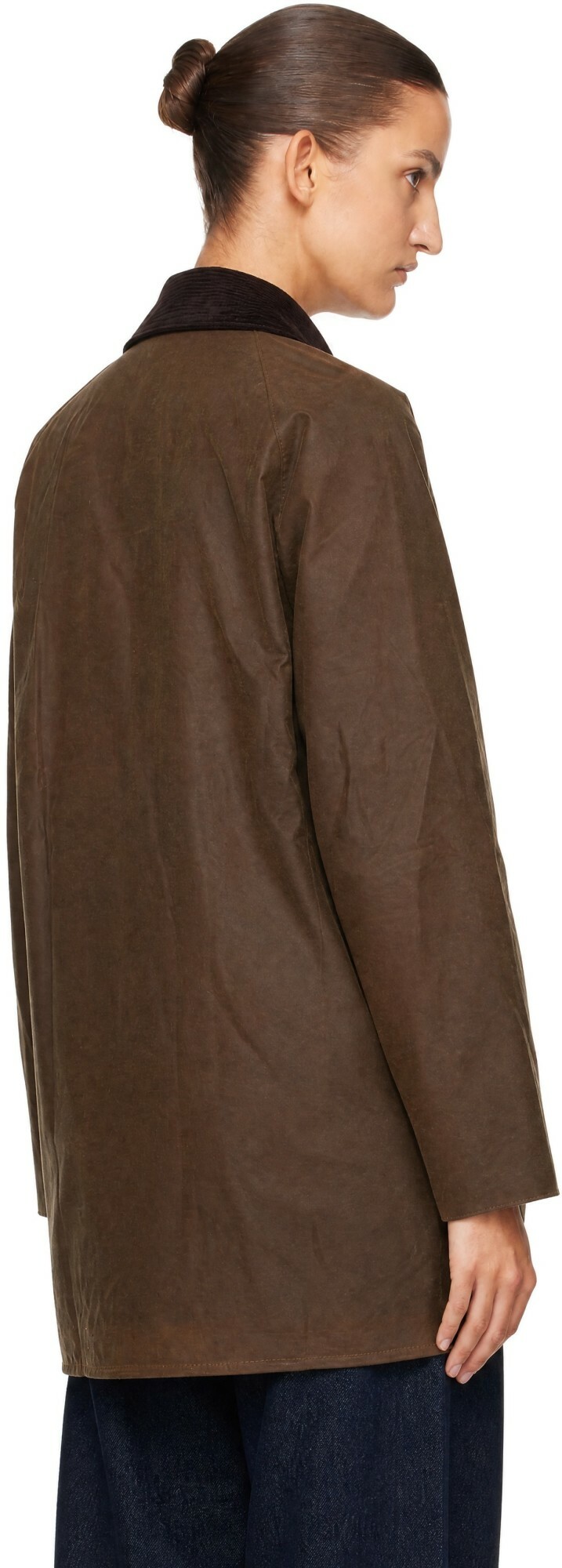Barbour Brown Beaufort Waxed Jacket