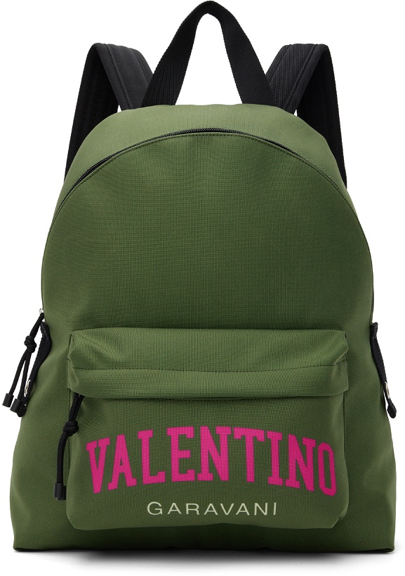 Photo: Valentino Garavani Green University Backpack