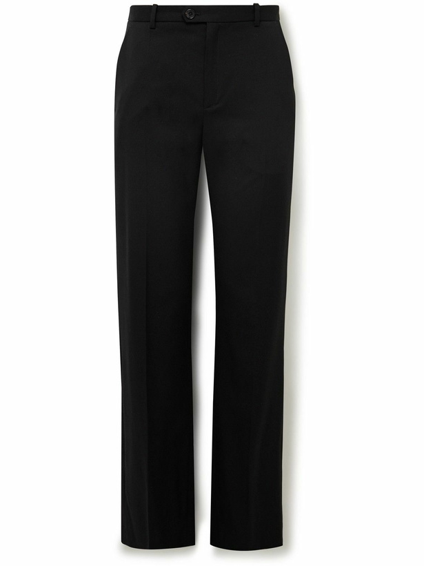 Photo: The Row - Alistaire Straight-Leg Wool-Blend Twill Trousers - Black