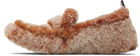 Acne Studios Orange Shearling Loafers