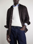 Anderson's - 3cm Suede Belt - Blue