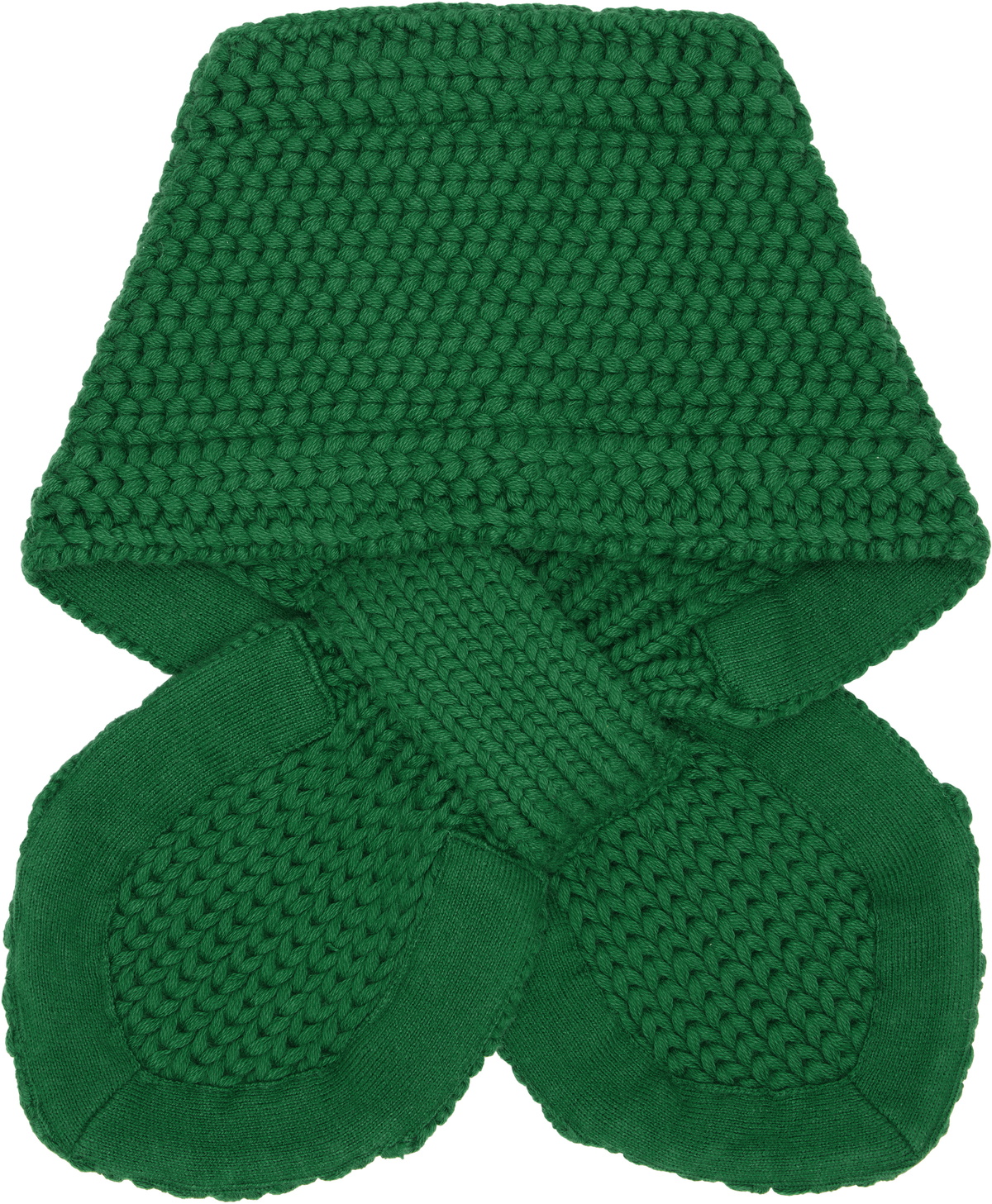 YMC Green Slot Scarf