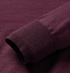 Canali - Mélange Merino Wool Sweater - Purple