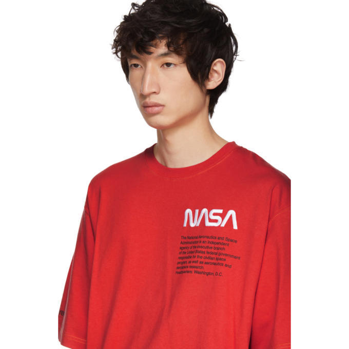 Heron Preston Red NASA Edition T-Shirt