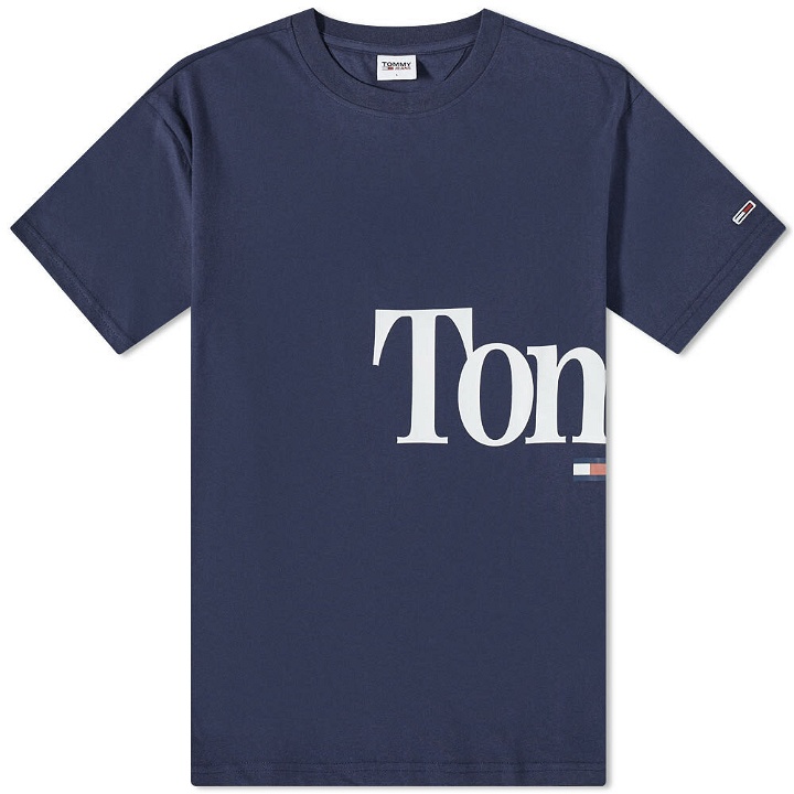 Photo: Tommy Jeans Men's Bold Tommy T-Shirt in Navy