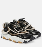 Junya Watanabe Embellished leather sneakers