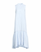 Peserico Womens Midi dress Sky in Blue