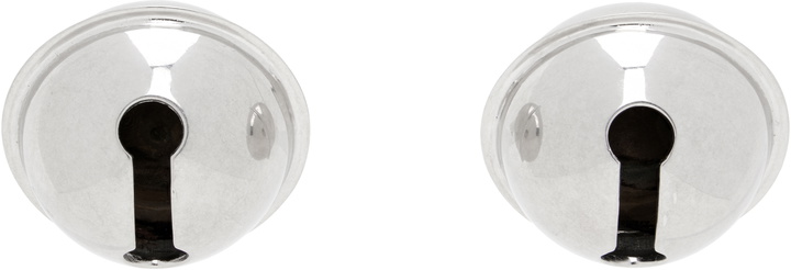Photo: Acne Studios Bell-Shaped Metal Earrings