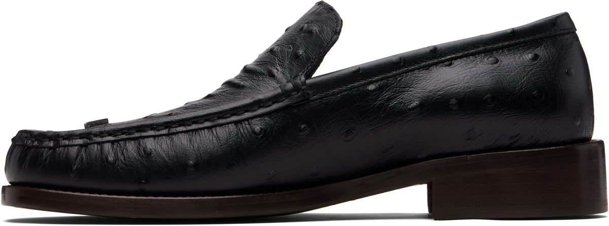 Acne Studios Black Leather Loafers