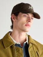 Drake's - Appliquéd Cotton-Moleskin Baseball Cap