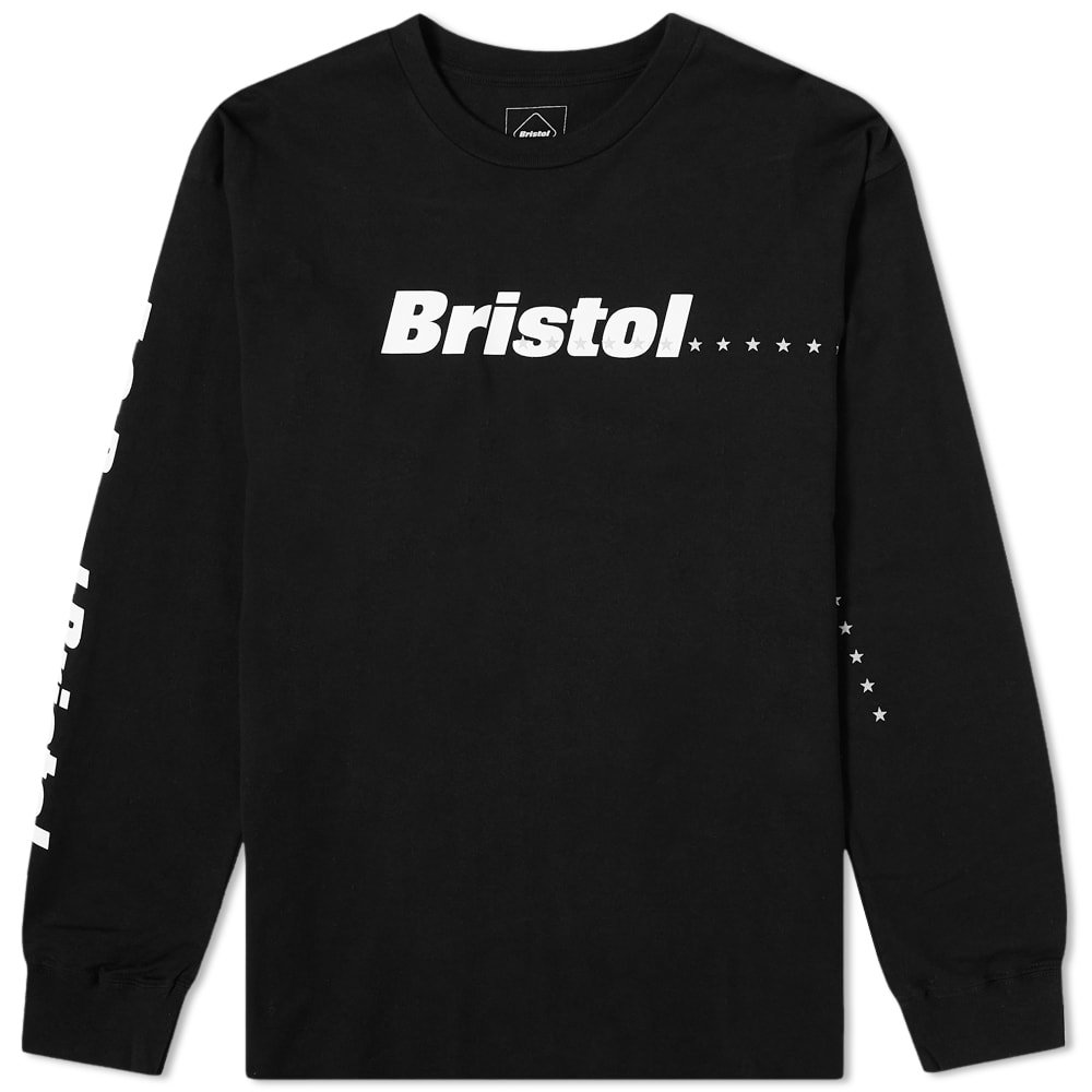 FCRB ALL OVER STAR CREWNECK SWEAT BLACKX トップス 