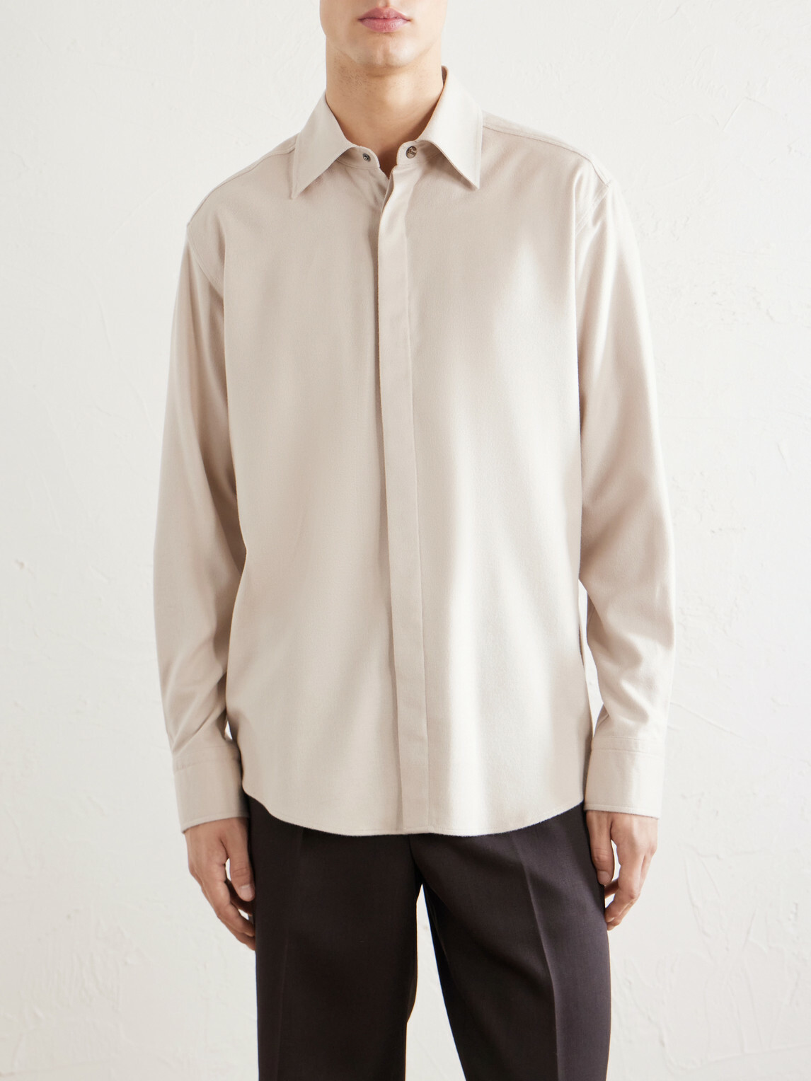 Herno - Silk and Cashmere-Blend Shirt - Green