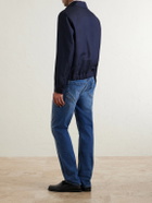 Slowear - Wool and Linen-Blend Bomber - Blue