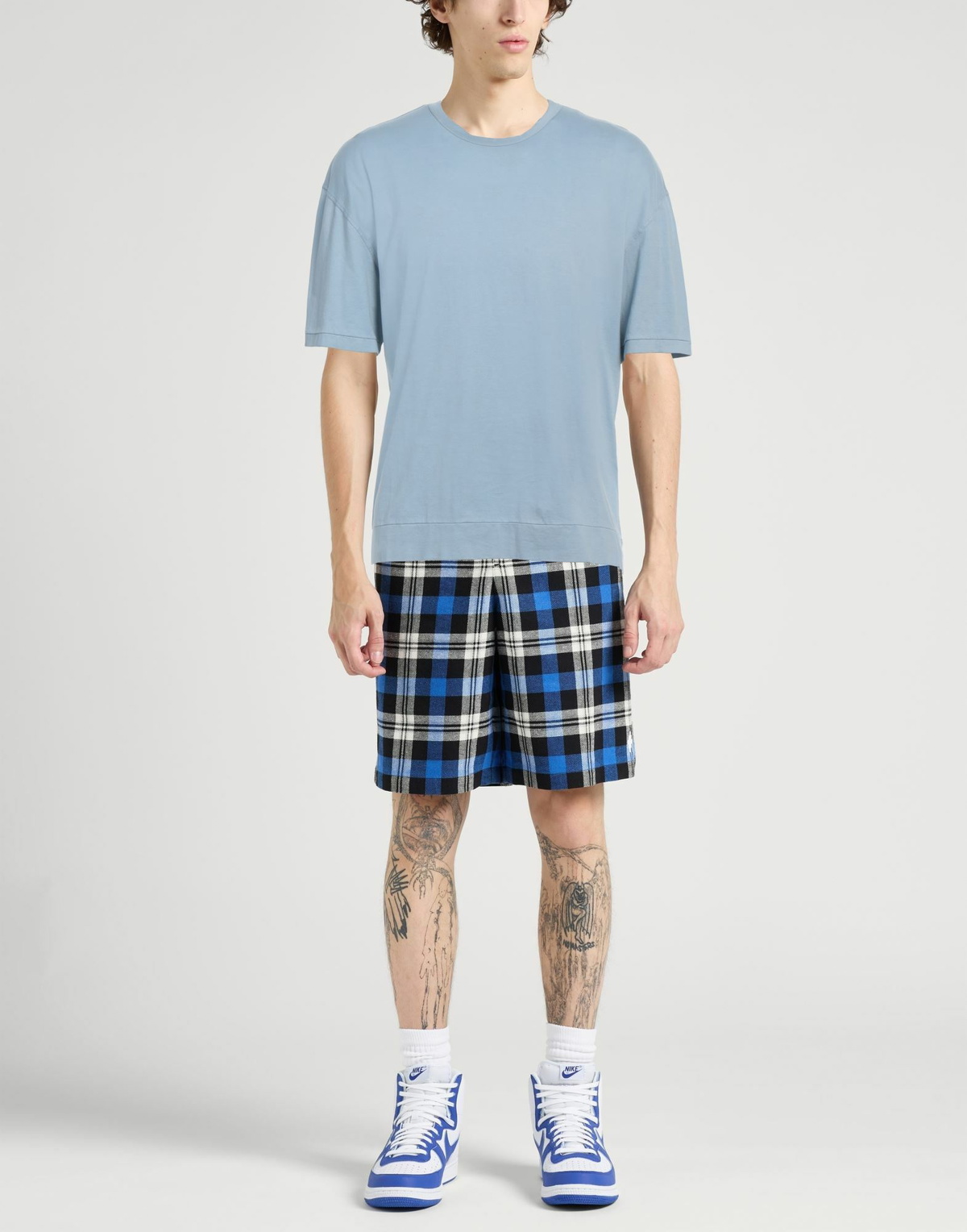 Ten C Mens T-shirt Sky in Blue