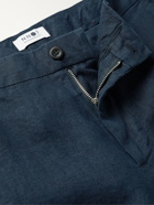 NN07 - Karl Linen Trousers - Blue